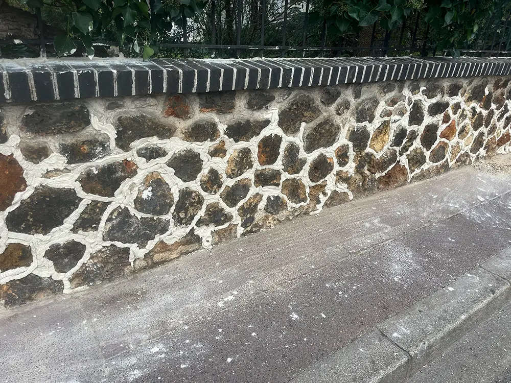 Rejointoiement mur pierre Argenteuil 95100